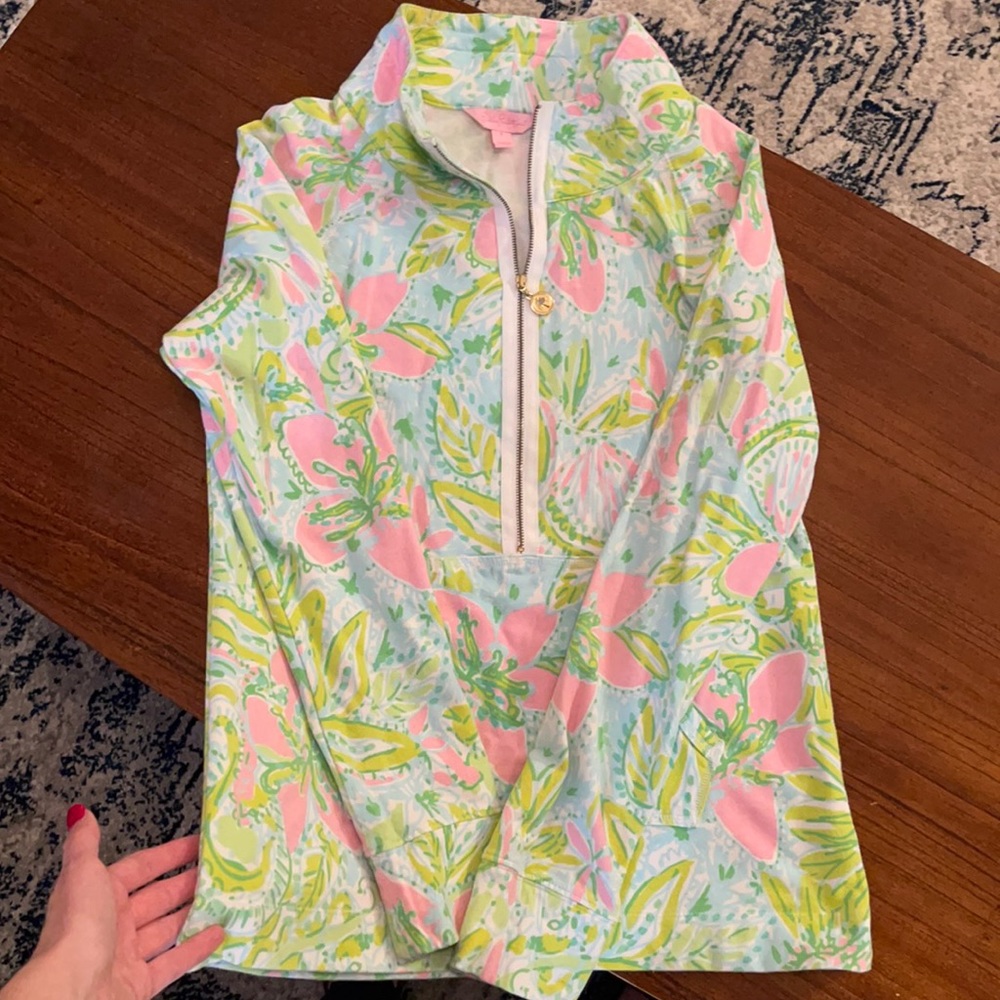 Like New! Lilly Pulitzer Coconut Jungle Popover Sm